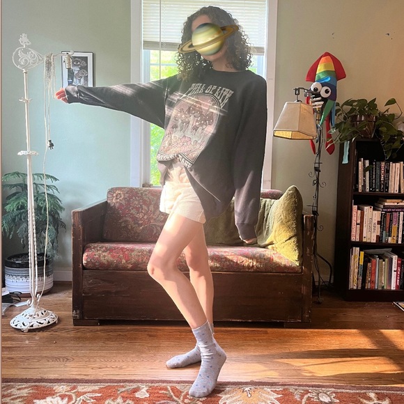 Hollister Brand new with tags crewneck graphic sweater with mushrooms - Picture 4 of 6